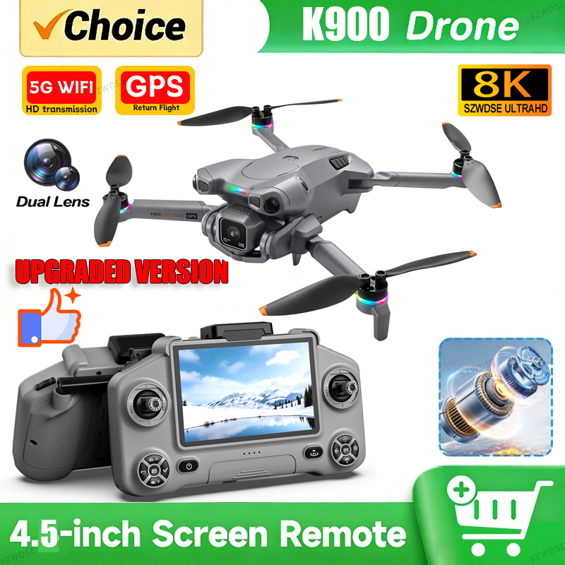 Drone Kit With Camera - Nowy dron GPS K900 MAX z