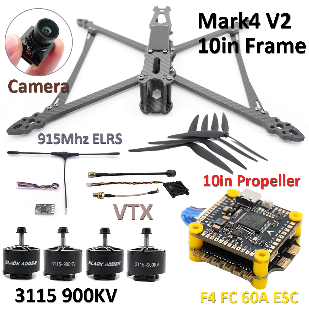 Drone Kit Beginner - Zestaw ramy Mark4 V2 10 cali,