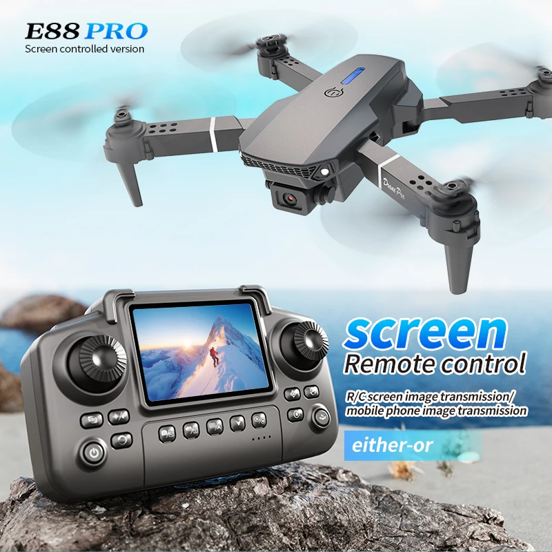 Profesjonalny dron E88 PRO z e – Drone Kit Professional recenzja i cena