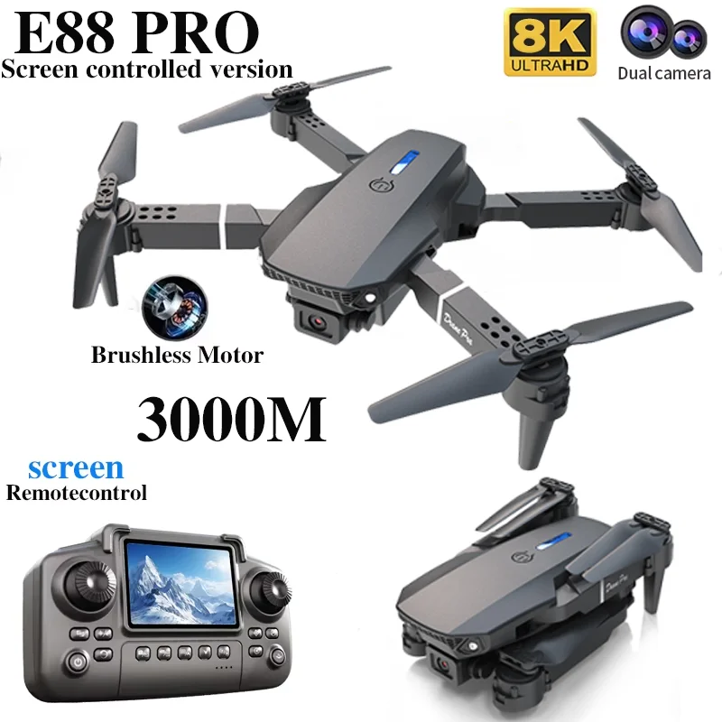 Profesjonalny dron E88 PRO z e – Drone Kit Professional recenzja i cena
