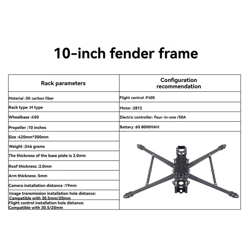 Rama drona wyścigowego FPV ABK – Drone Kit Long Range recenzja i cena