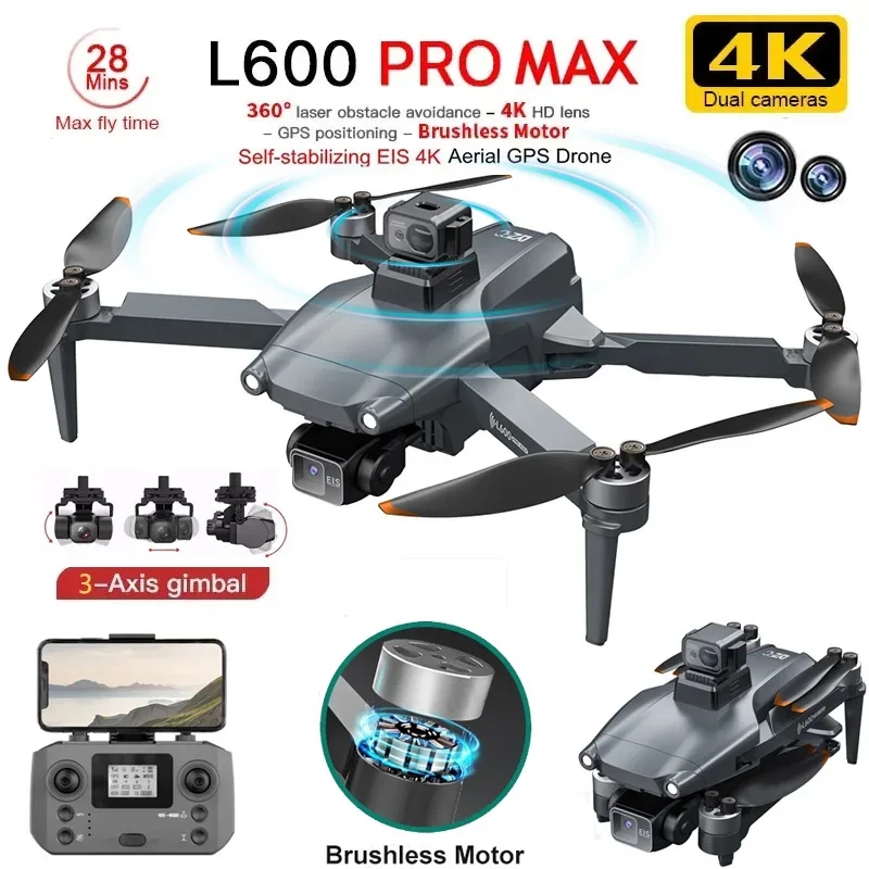 L600 PRO MAX GPS Drone Profesj – Drone Kit Professional recenzja i cena